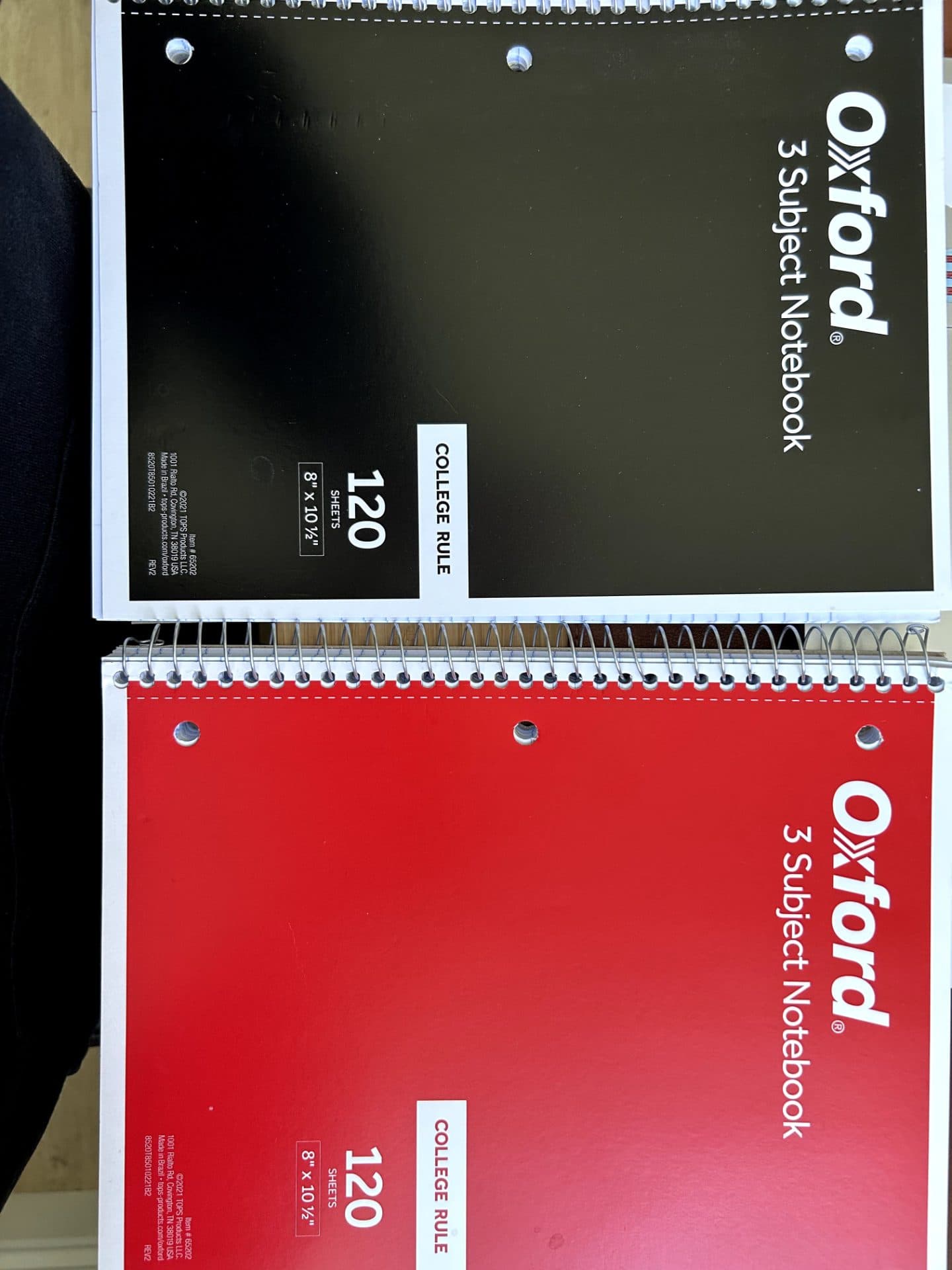 Oxford 3 Subject Notebooks
